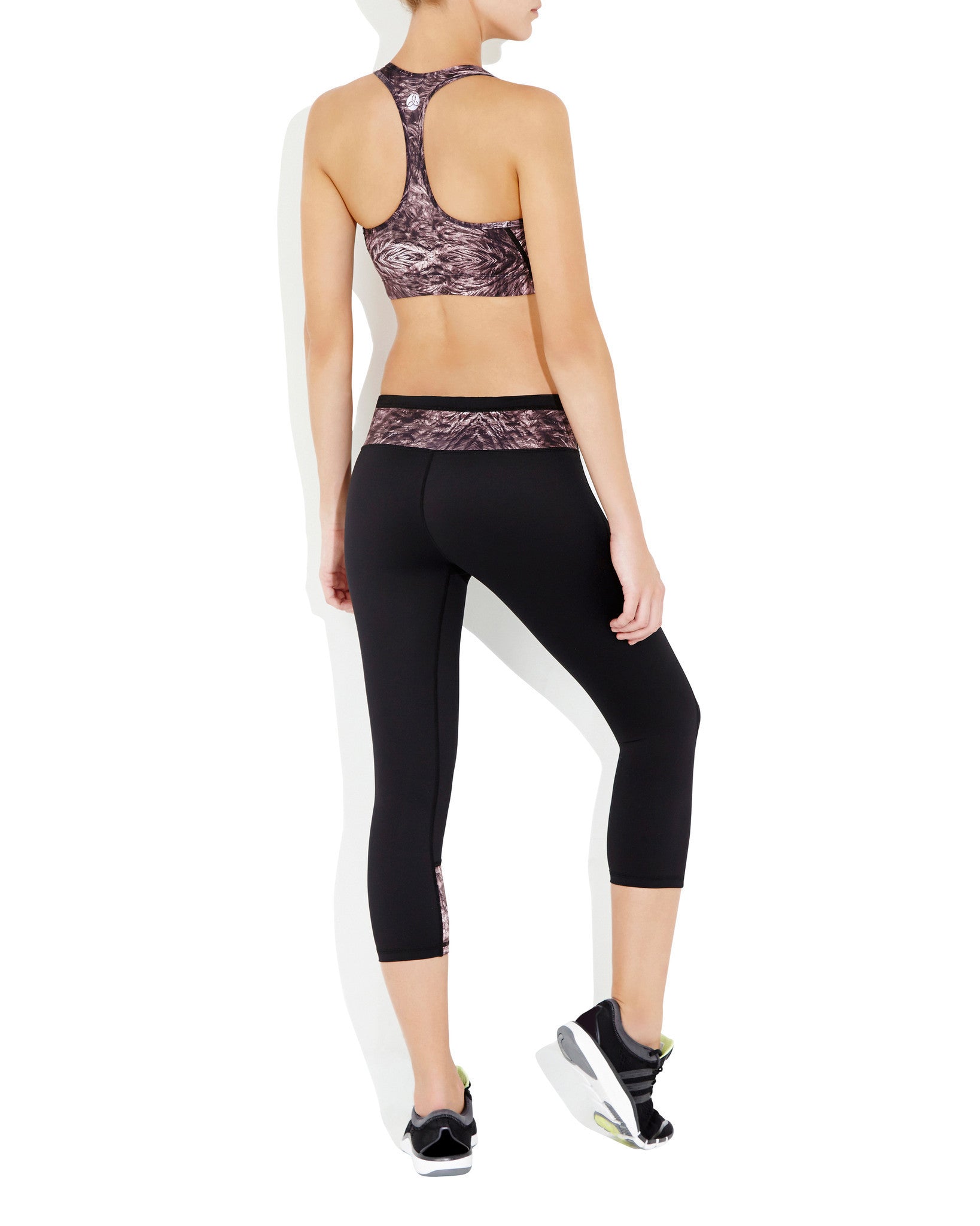 Vibeke - Lava - Performance Crop Compression Tights
