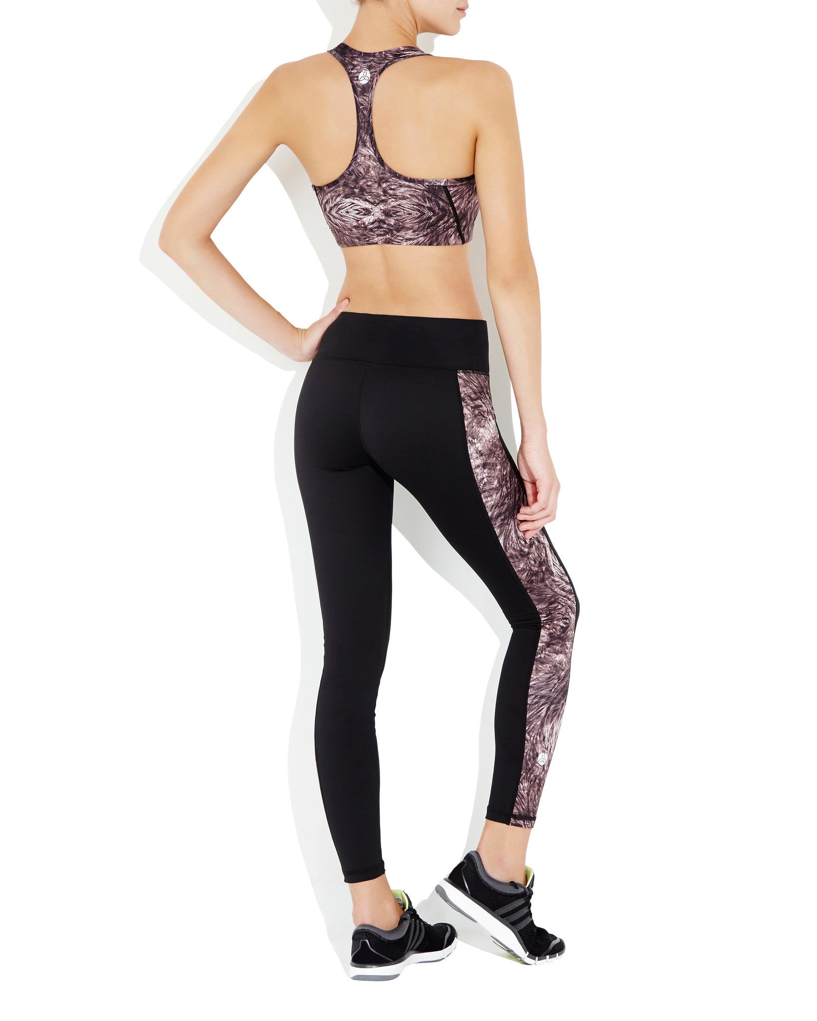 Lauren - Lava - Full Length Performance Compression Tights